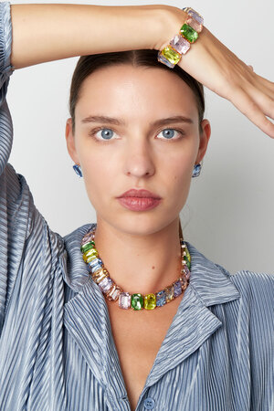 Halskette Glamour - holografisch/gold h5 Bild2